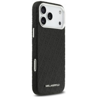Karl Lagerfeld FW Stamped Karl MagSafe Case for iPhone 17 Pro Max - Black