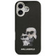 Karl Lagerfeld IML Aquarelle Karl & Choupette & Logo MagSafe Case for iPhone 17 - Black