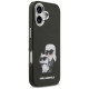 Karl Lagerfeld IML Aquarelle Karl & Choupette & Logo MagSafe Case for iPhone 17 - Black