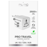 Puro Universal Travel Adapter - White