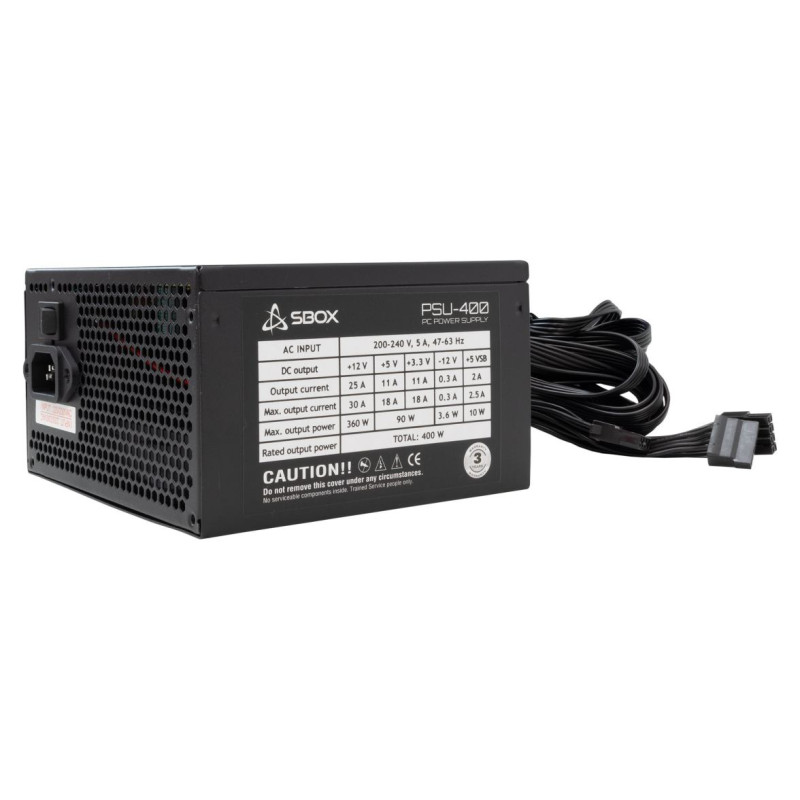 Sbox PSU-400-2 / ATX-400W