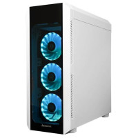 Chieftec Case|CHIEFTEC|ATX/micro ATX/Mini-ITX|White|Midi Tower|PC|GL-03W-OP