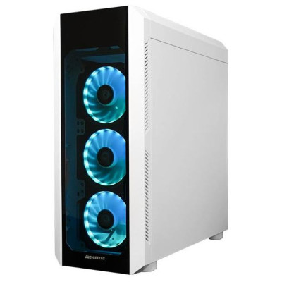 Chieftec Case|CHIEFTEC|ATX/micro ATX/Mini-ITX|White|Midi Tower|PC|GL-03W-OP