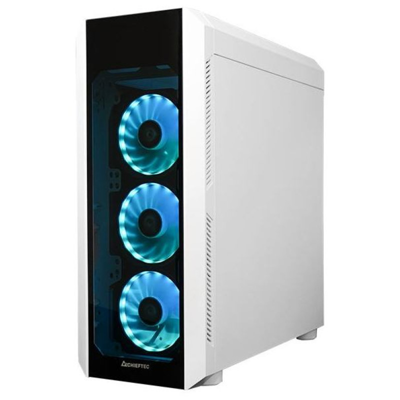Chieftec Case|CHIEFTEC|ATX/micro ATX/Mini-ITX|White|Midi Tower|PC|GL-03W-OP