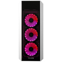 Chieftec Case|CHIEFTEC|ATX/micro ATX/Mini-ITX|White|Midi Tower|PC|GL-03W-OP