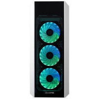 Chieftec Case|CHIEFTEC|ATX/micro ATX/Mini-ITX|White|Midi Tower|PC|GL-03W-OP