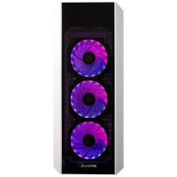 Chieftec Case|CHIEFTEC|ATX/micro ATX/Mini-ITX|White|Midi Tower|PC|GL-03W-OP