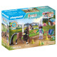 Playmobil WORLD OF HORSES Lēcienu arēna ar Zoju un Bleizu 71355