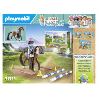 Playmobil WORLD OF HORSES Lēcienu arēna ar Zoju un Bleizu 71355