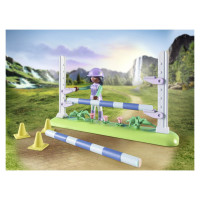 Playmobil WORLD OF HORSES Lēcienu arēna ar Zoju un Bleizu 71355