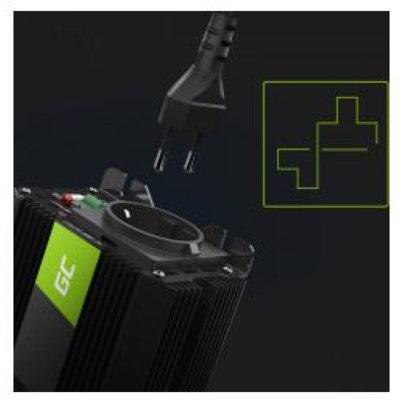 Green Cell PRO Car Power Inverter Converter 24V to 230V 500W/ 1000W with USB