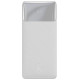 Baseus Bipow powerbank with display 10000mAh 15W white (Overseas Edition) + USB-A - Micro USB cable 0.25m white (PPBD050002)