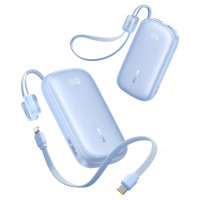 Baseus EnerFill FC21 Qpow 3 Ultra 20000mAh 22.5W Powerbank with Display and Cable Included - Blue