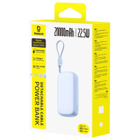 Baseus EnerFill FC21 Qpow 3 Ultra 20000mAh 22.5W Powerbank with Display and Cable Included - Blue