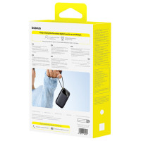 Baseus EnerFill FC31 20000mAh 45W Power Bank with Display with USB-C and Lightning Cables - Black