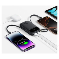 Baseus EnerFill FC31 20000mAh 45W Power Bank with Display with USB-C and Lightning Cables - Black