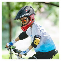 Rockbros TT-32005 Shark Children's Bike Helmet with Detachable Jaw Size M (54-58) - Black