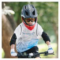 Rockbros TT-32005 Shark Children's Bike Helmet with Detachable Jaw Size M (54-58) - Black