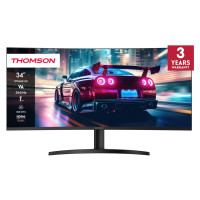 Thomson LCD Monitor|THOMSON|34 "|3440 x 1440 pixels|UltraWide Quad HD|LCD|Curved|M34QG7Y14C