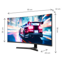 Thomson LCD Monitor|THOMSON|34 "|3440 x 1440 pixels|UltraWide Quad HD|LCD|Curved|M34QG7Y14C