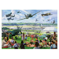 Trefl Premium Plus Puzle Aviācijas izstāde, 1000 gab.