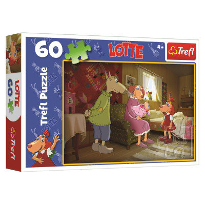 Trefl LOTTE Puzle Lotte, 60 gab.