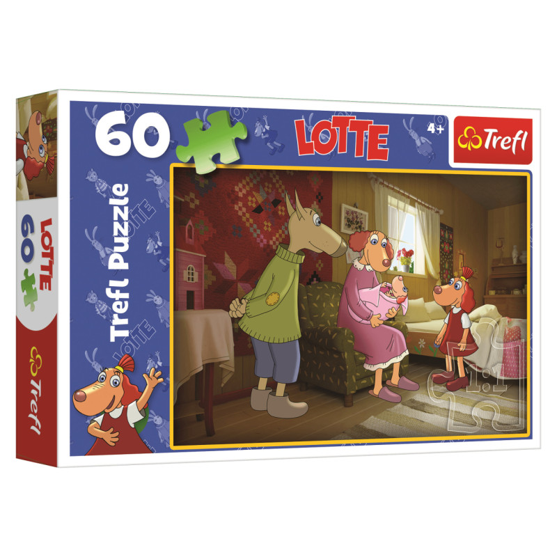 Trefl LOTTE Puzle Lotte, 60 gab.