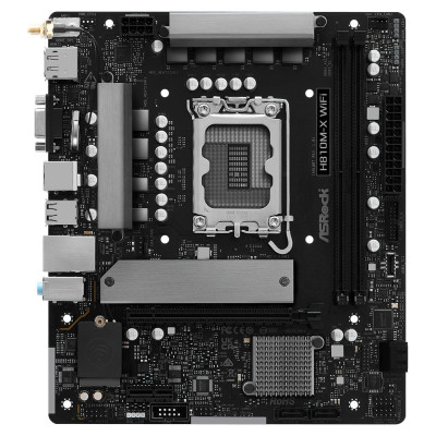 Asrock Mainboard|ASROCK|Intel H810|LGA 1851 (Socket V1)|micro ATX|RAM DDR5-SDRAM|2xSlots|Wi-Fi Yes|Bluetooth Yes|1xNumber of M.2 (M) slots|H810M-XWIFI