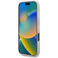 Guess 4G Ring Classic Logo MagSafe iPhone 16 Case - Pink