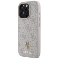 Guess Small Classic MagSafe iPhone 16 Pro Case - Pink