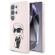 Karl Lagerfeld Silicone Graffiti Ikonik Printed Logo MagSafe Case for Samsung Galaxy S25 Ultra - Pink