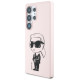 Karl Lagerfeld Silicone Graffiti Ikonik Printed Logo MagSafe Case for Samsung Galaxy S25 Ultra - Pink