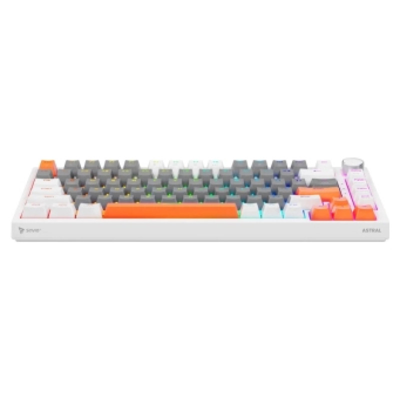 Savio Klaviatūra Savio Gasket magnetic ASTRAL OUTEMU White Jade 3-color keycaps