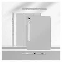 Tech-Protect SmartCase Pen Case for Samsung Galaxy Tab S9 11.0 / S9 FE / S10 FE / S10 Lite 10.9 X710 / X716B / X510 / X516B / X520 / X526 / X400 / X406B - Gray
