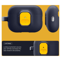 Spigen Nano Pop Case for AirPods Pro 3 - Navy Blue and Yellow