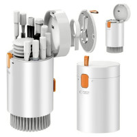 Tech-Protect 20-in-1 Multifunctional Cleaning Kit for Phone, Tablet, Laptop, and Headphones - White