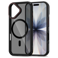 Tech-Protect MagHybrid MagSafe Case for iPhone 17 - Black and Red