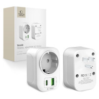 Tech-Protect TA100 US Adapter - White