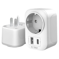 Tech-Protect TA100 US Adapter - White