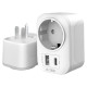 Tech-Protect TA100 US Adapter - White