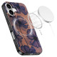 Tech-Protect Lamano MagSafe case for iPhone 16 - brown-purple