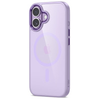 Tech-Protect MagMat MagSafe Case for iPhone 17 - Transparent Purple