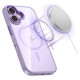 Tech-Protect MagMat MagSafe Case for iPhone 17 - Transparent Purple