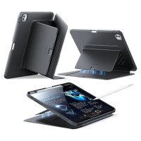 ESR Flip Hybrid Case for iPad Pro 11&rdquo; 5 / 6 / 2024-2025 - Black