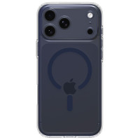 Spigen Ultra Hybrid MagSafe Case for iPhone 17 Pro - Clear Navy Blue
