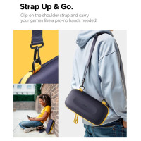 Spigen Nano Pop Pro Pouch for Nintendo Switch 2 - Navy Blue and Yellow