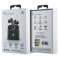 BMW Signature Collection Bluetooth TWS Wireless Headphones - Black