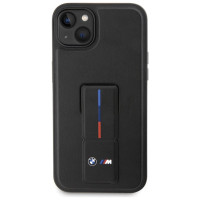 BMW Grip Stand Hot Stamp Case for iPhone 14 Plus / 15 Plus - Black