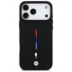 BMW M Silicon Tricolor Line MagSafe Case for iPhone 17 Pro Max - Black