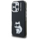 Karl Lagerfeld IML Aquarelle Choupette & Logo iPhone 16 Pro Case - Black